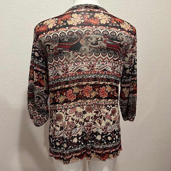 Unity World Wear Boho Shirt Sz L - Picture 5 of 8